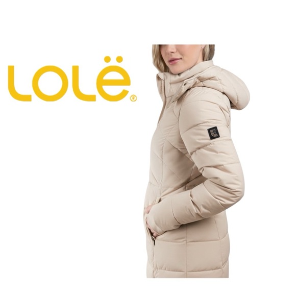 Lole Light Beige Puffer Jacket - Picture 2 of 10